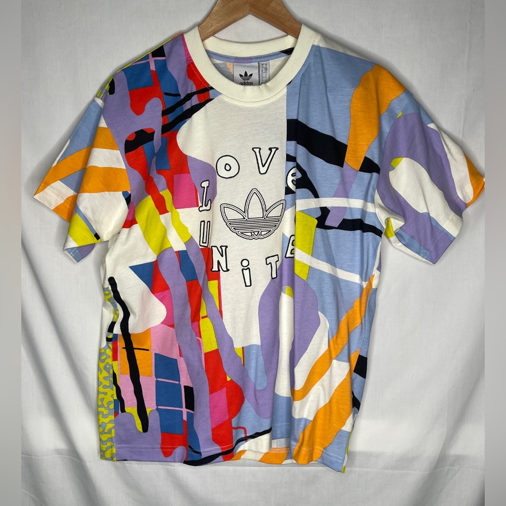 Adidas Love Unites AOP Multicolor Camo T-Shirt H43968 - Men’s